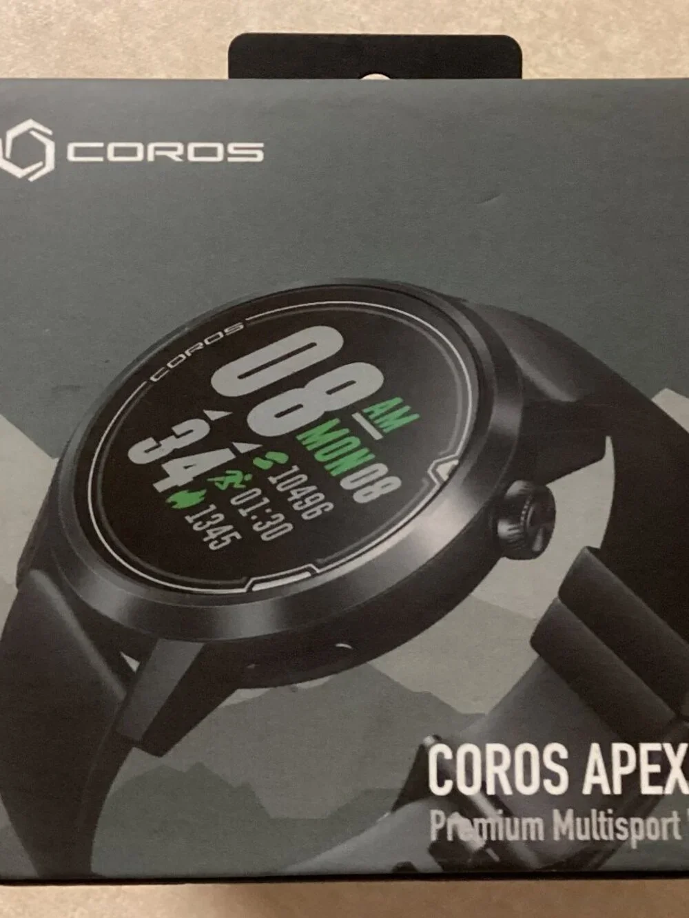 COROS APEX 46mm Premium Multisport GPS Watch – White – Excellent Condition